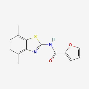 N-(4,7-dimethylbenzo[d]thiazol-2-yl)furan-2-carboxamide