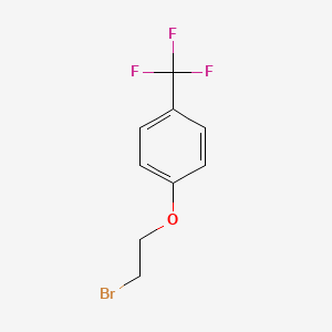 molecular formula C9H8BrF3O B2668216 1-(2-Bromoethoxy)-4-(trifluoromethyl)benzene CAS No. 125174-25-6
