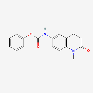 molecular formula C17H16N2O3 B2668222 Phenyl (1-methyl-2-oxo-1,2,3,4-tetrahydroquinolin-6-yl)carbamate CAS No. 921913-62-4