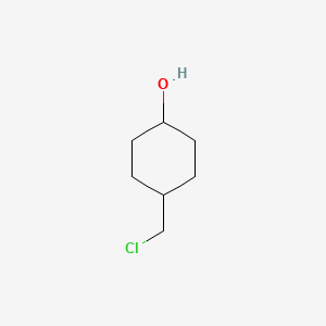 molecular formula C7H13ClO B2668326 4-(Chloromethyl)cyclohexan-1-ol CAS No. 1803585-54-7