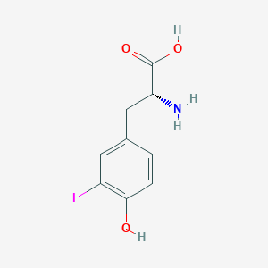 molecular formula C9H10INO3 B2668352 3-Iodo-D-tyrosine CAS No. 25799-58-0
