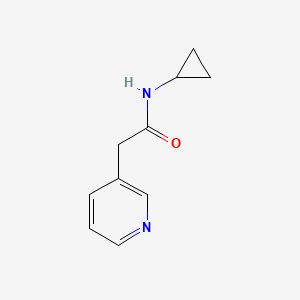 molecular formula C10H12N2O B2668377 N-cyclopropyl-2-(pyridin-3-yl)acetamide CAS No. 1490607-55-0