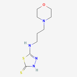 5-{[3-(Morpholin-4-yl)propyl]amino}-1,3,4-thiadiazole-2-thiol