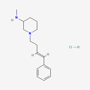 (E)-N-Methyl-1-(4-phenylbut-3-en-1-yl)piperidin-3-amine hydrochloride