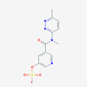 3-[(5-Fluorosulfonyloxypyridine-3-carbonyl)-methylamino]-6-methylpyridazine