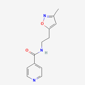N-(2-(3-methylisoxazol-5-yl)ethyl)isonicotinamide