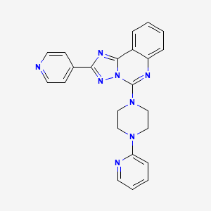 2-Pyridin-4-yl-5-(4-pyridin-2-ylpiperazin-1-yl)[1,2,4]triazolo[1,5-c]quinazoline