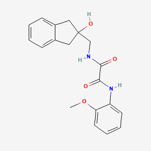 N1-((2-hydroxy-2,3-dihydro-1H-inden-2-yl)methyl)-N2-(2-methoxyphenyl)oxalamide