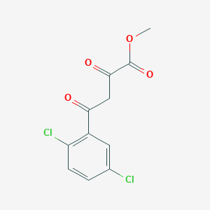 molecular formula C11H8Cl2O4 B2668516 Methyl 4-(2,5-dichlorophenyl)-2,4-dioxobutanoate CAS No. 848052-90-4