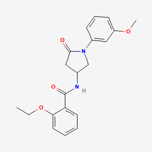 2-ethoxy-N-(1-(3-methoxyphenyl)-5-oxopyrrolidin-3-yl)benzamide