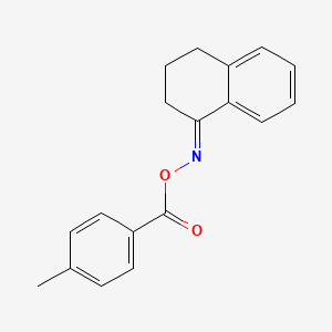 1-{[(4-Methylbenzoyl)oxy]imino}-1,2,3,4-tetrahydronaphthalene