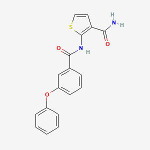 2-(3-Phenoxybenzamido)thiophene-3-carboxamide
