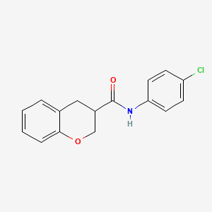 N-(4-chlorophenyl)-3,4-dihydro-2H-chromene-3-carboxamide