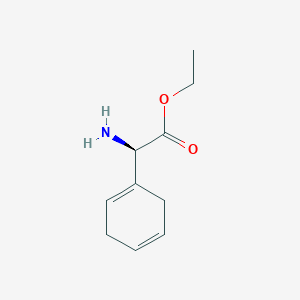 molecular formula C10H15NO2 B2668576 Ethyl (2R)-2-amino-2-cyclohexa-1,4-dien-1-ylacetate CAS No. 104236-46-6
