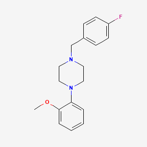 B2668587 1-(4-Fluorobenzyl)-4-(2-methoxyphenyl)piperazine CAS No. 288299-64-9