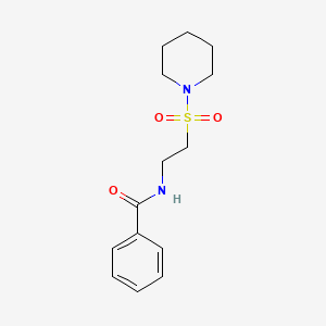 N-(2-piperidin-1-ylsulfonylethyl)benzamide