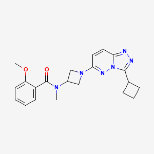 N-(1-(3-cyclobutyl-[1,2,4]triazolo[4,3-b]pyridazin-6-yl)azetidin-3-yl)-2-methoxy-N-methylbenzamide