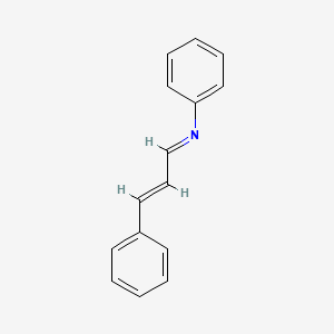 molecular formula C15H13N B2668660 N-Cinnamylideneaniline CAS No. 953-21-9
