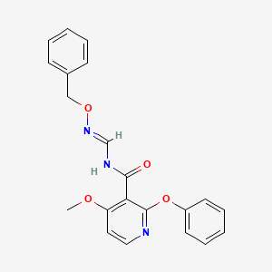 N-{[(benzyloxy)imino]methyl}-4-methoxy-2-phenoxynicotinamide
