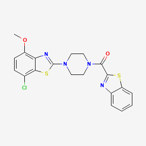 Benzo[d]thiazol-2-yl(4-(7-chloro-4-methoxybenzo[d]thiazol-2-yl)piperazin-1-yl)methanone