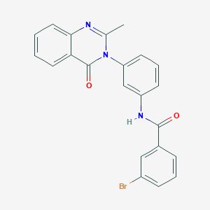 3-bromo-N-(3-(2-methyl-4-oxoquinazolin-3(4H)-yl)phenyl)benzamide