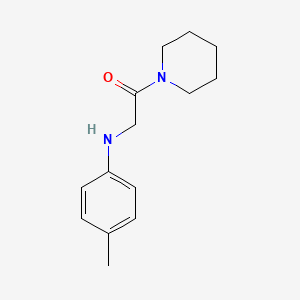2-[(4-Methylphenyl)amino]-1-(piperidin-1-yl)ethan-1-one