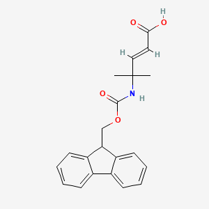 (2E)-4-({[(9H-fluoren-9-yl)methoxy]carbonyl}amino)-4-methylpent-2-enoic acid