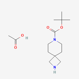 tert-Butyl 2,7-diazaspiro[3.5]nonane-7-carboxylate acetate