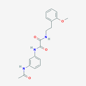 N1-(3-acetamidophenyl)-N2-(2-methoxyphenethyl)oxalamide