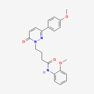 N-(2-methoxyphenyl)-4-(3-(4-methoxyphenyl)-6-oxopyridazin-1(6H)-yl)butanamide