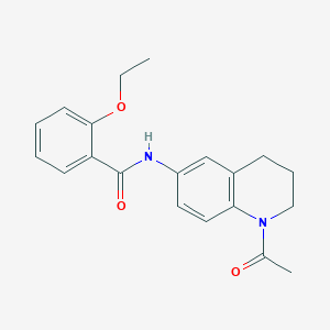 molecular formula C20H22N2O3 B2668833 N-(1-acetyl-1,2,3,4-tetrahydroquinolin-6-yl)-2-ethoxybenzamide CAS No. 941996-67-4