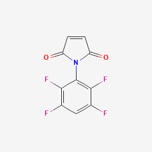 molecular formula C10H3F4NO2 B2669028 N-(2,3,5,6-Tetrafluorophenyl)maleimide CAS No. 63539-54-8