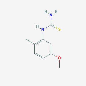 molecular formula C9H12N2OS B2669043 (5-Methoxy-2-methylphenyl)thiourea CAS No. 1022320-88-2; 88686-29-7