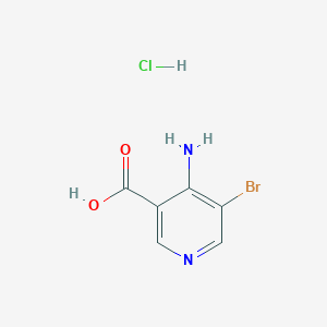 molecular formula C6H6BrClN2O2 B2669169 4-amino-5-bromopyridine-3-carboxylic acid hydrochloride CAS No. 2225146-31-4