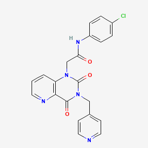 N-(4-chlorophenyl)-2-(2,4-dioxo-3-(pyridin-4-ylmethyl)-3,4-dihydropyrido[3,2-d]pyrimidin-1(2H)-yl)acetamide