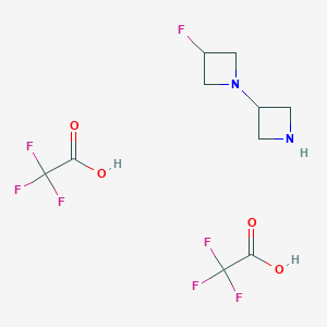 3-Fluoro-1,3'-biazetidine bis(2,2,2-trifluoroacetate)