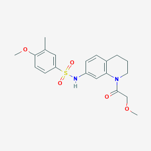 4-methoxy-N-(1-(2-methoxyacetyl)-1,2,3,4-tetrahydroquinolin-7-yl)-3-methylbenzenesulfonamide