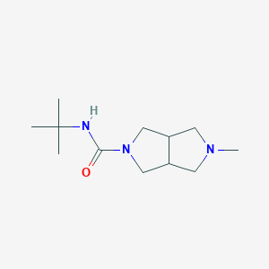 N-(tert-butyl)-5-methylhexahydropyrrolo[3,4-c]pyrrole-2(1H)-carboxamide