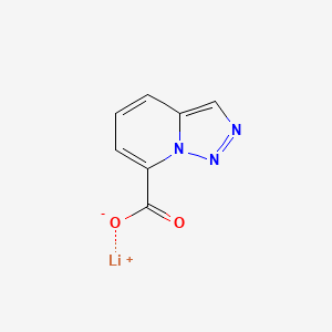 molecular formula C7H4LiN3O2 B2669251 Lithium;triazolo[1,5-a]pyridine-7-carboxylate CAS No. 2188643-82-3