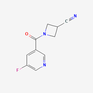 1-(5-Fluoronicotinoyl)azetidine-3-carbonitrile