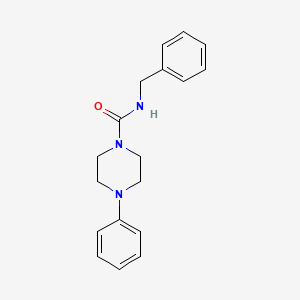 molecular formula C18H21N3O B2669285 N-benzyl-4-phenylpiperazine-1-carboxamide CAS No. 209330-12-1