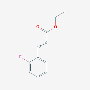 molecular formula C13H13ClFNO3 B2669294 ETHYL (2E)-3-(2-FLUOROPHENYL)PROP-2-ENOATE CAS No. 1379666-57-5
