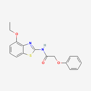 N-(4-ethoxy-1,3-benzothiazol-2-yl)-2-phenoxyacetamide