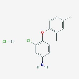 3-Chloro-4-(2,4-dimethylphenoxy)aniline hydrochloride