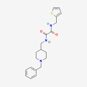 N1-((1-benzylpiperidin-4-yl)methyl)-N2-(thiophen-2-ylmethyl)oxalamide