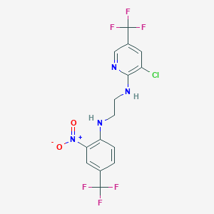 N~1~-[3-chloro-5-(trifluoromethyl)-2-pyridinyl]-N~2~-[2-nitro-4-(trifluoromethyl)phenyl]-1,2-ethanediamine