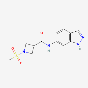 N-(1H-indazol-6-yl)-1-(methylsulfonyl)azetidine-3-carboxamide