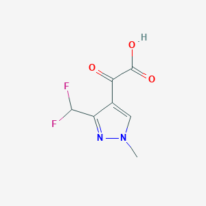 2-[3-(Difluoromethyl)-1-methylpyrazol-4-yl]-2-oxoacetic acid
