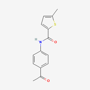 N-(4-acetylphenyl)-5-methylthiophene-2-carboxamide