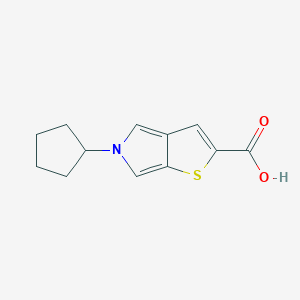 5-cyclopentyl-5H-thieno[2,3-c]pyrrole-2-carboxylic acid